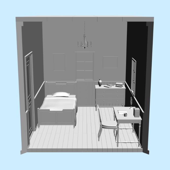 【3D素材】西洋の部屋4【cs3o】