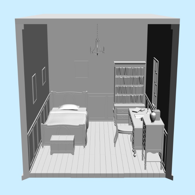 【3D素材】西洋の部屋6【cs3o】