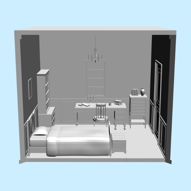 【3D素材】西洋の部屋6【cs3o】