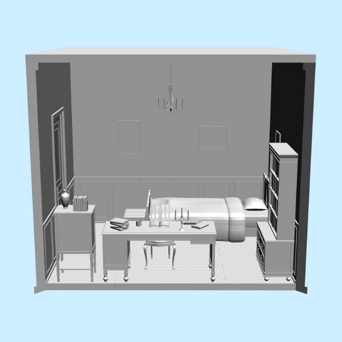 【3D素材】西洋の部屋6【cs3o】