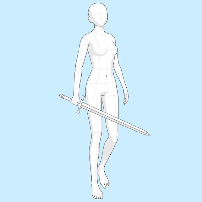 【3D素材】西洋の剣セット1【cs3o】