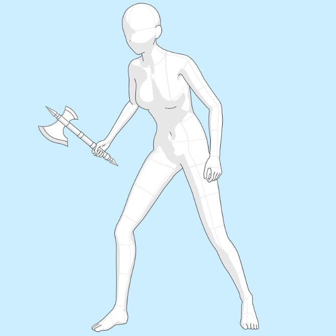 【3D素材】西洋の斧セット1【cs3o】