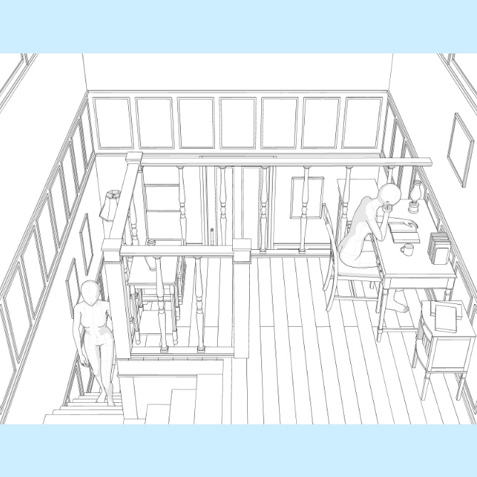 【3D素材】西洋の部屋7【cs3o】