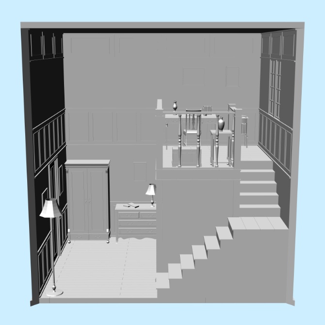 【3D素材】西洋の部屋7【cs3o】