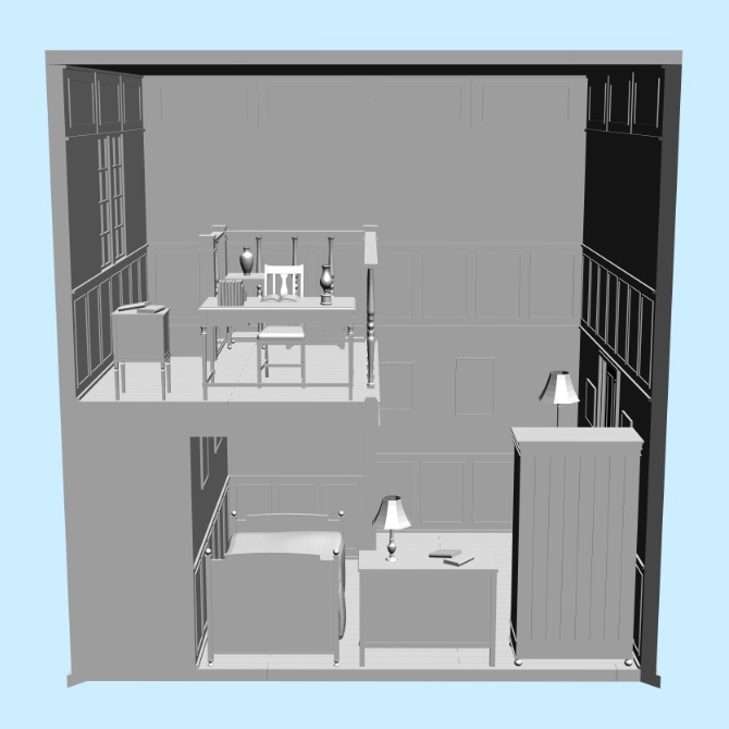 【3D素材】西洋の部屋7【cs3o】