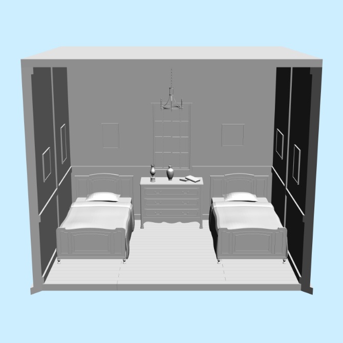 【3D素材】西洋の部屋5【cs3o】