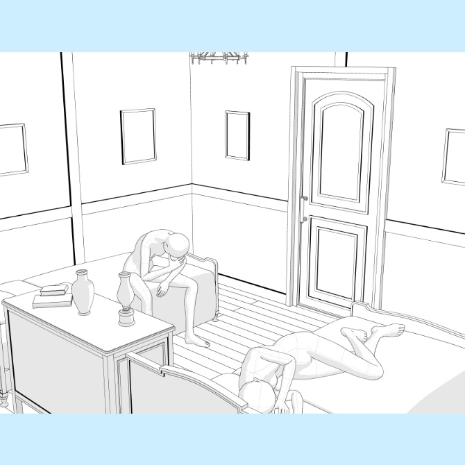 【3D素材】西洋の部屋5【cs3o】