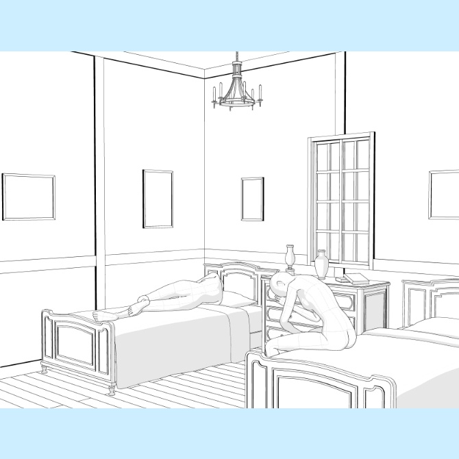 【3D素材】西洋の部屋5【cs3o】