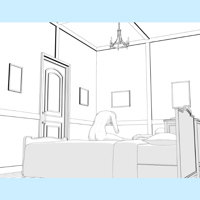 【3D素材】西洋の部屋5【cs3o】