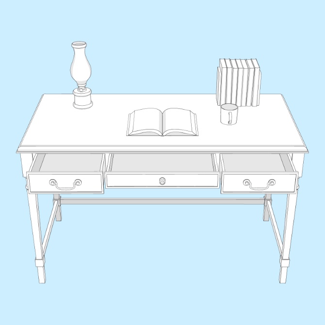 【約23%OFF】【3D素材】西洋の部屋5点セット【cs3o】
