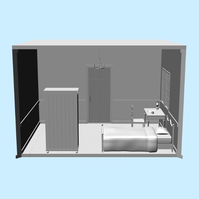 【約23%OFF】【3D素材】西洋の部屋5点セット【cs3o】