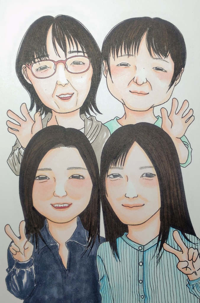 似顔絵オーダー※1名様(アナログ)
