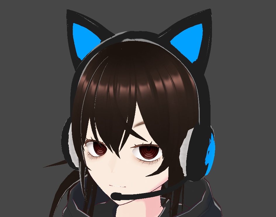 ネコミミ付きゲーミングヘッドホン