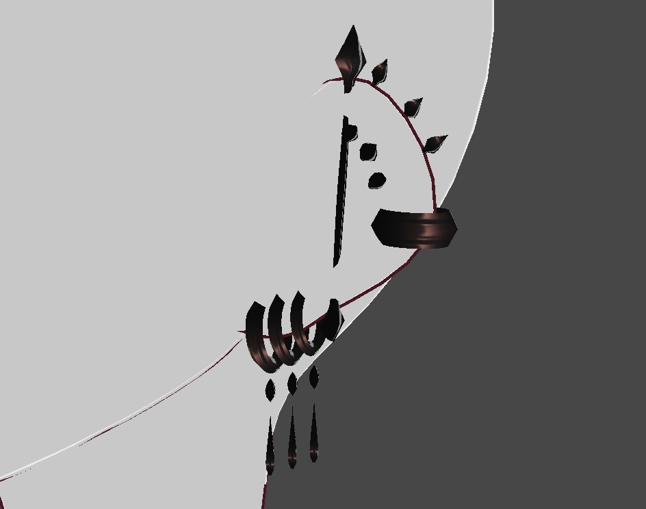 【VRoid】揺れるピアスセット