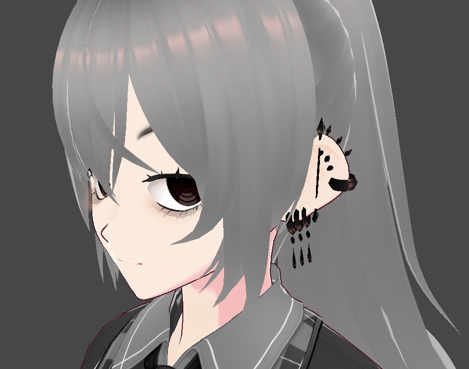 【VRoid】揺れるピアスセット