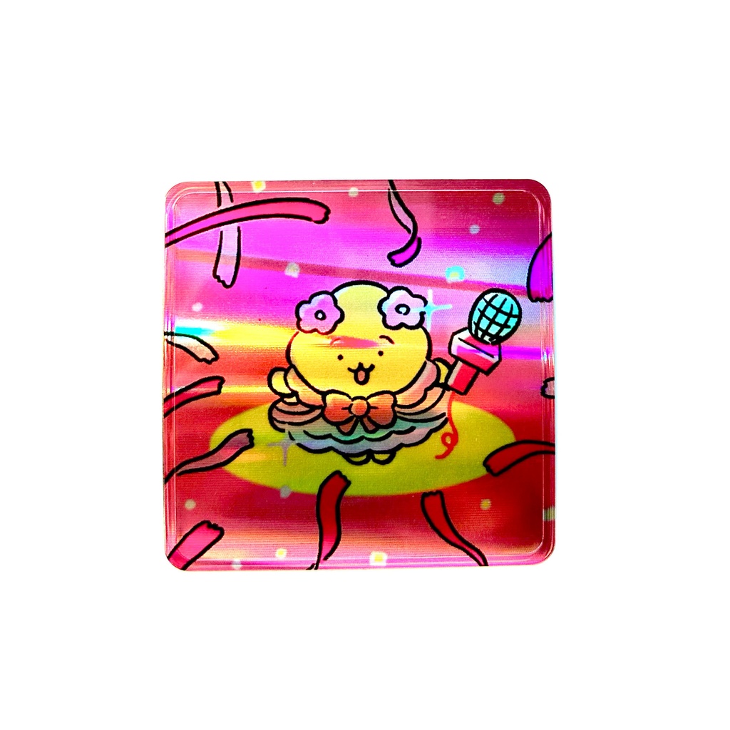 アイドルンチのホログラムシール