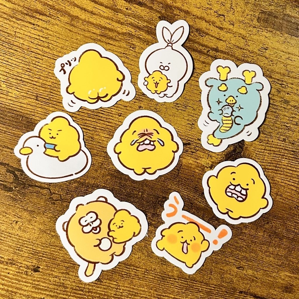 いろいろダイカットシール