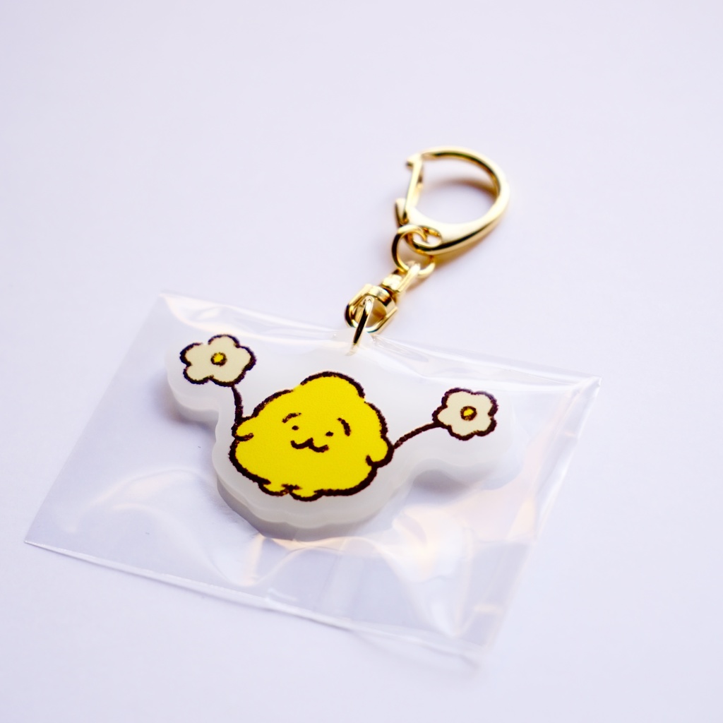 ホワイトアクリルキーホルダー(11種)