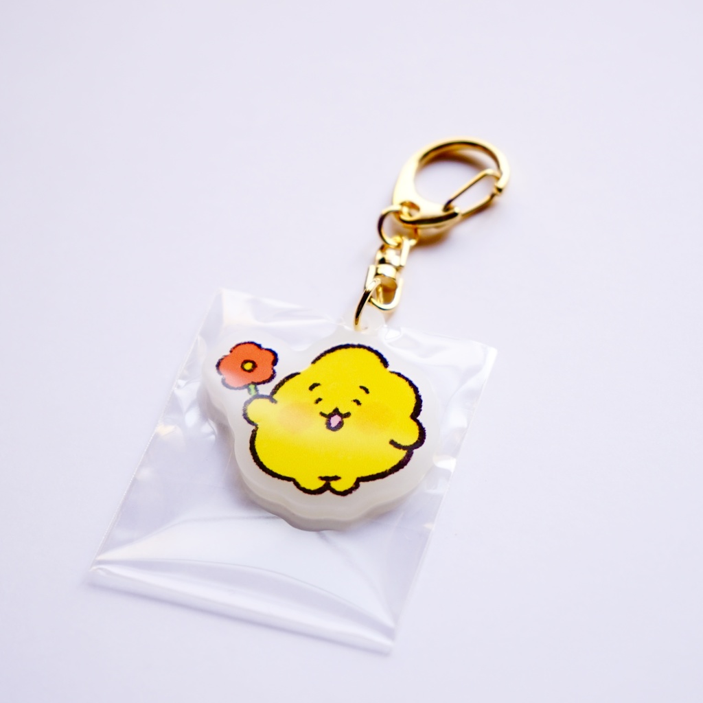 ホワイトアクリルキーホルダー(11種)