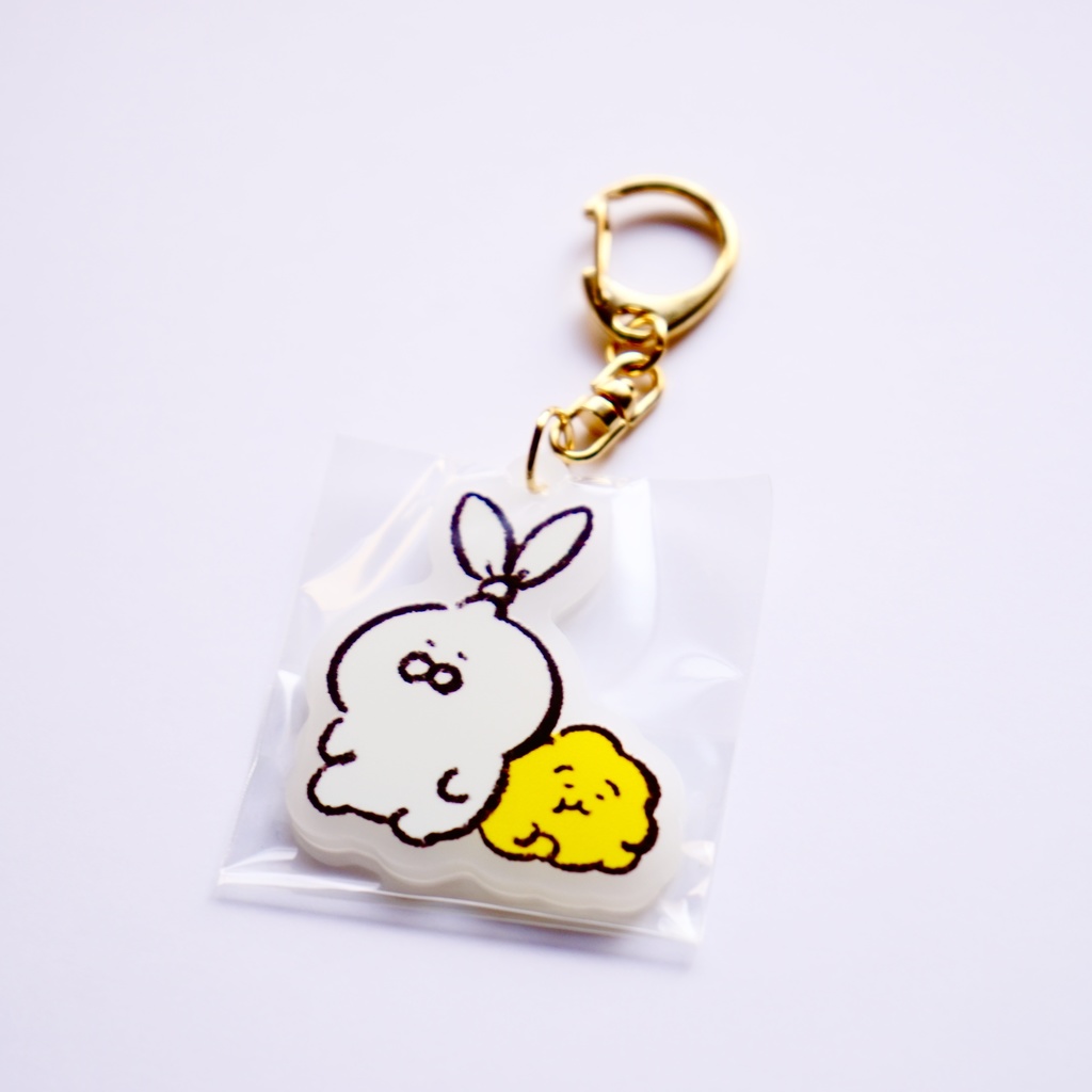 ホワイトアクリルキーホルダー(11種)