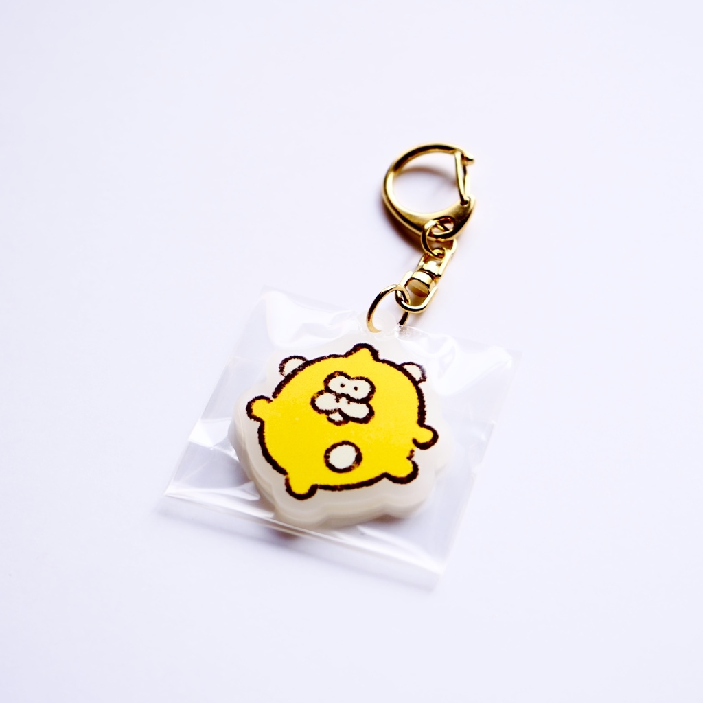 【SHOP直送】ホワイトアクリルキーホルダー