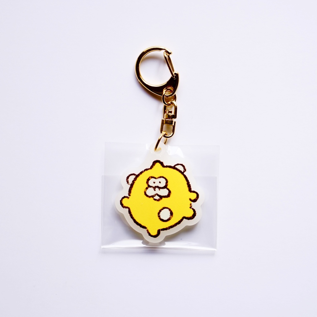 【SHOP直送】ホワイトアクリルキーホルダー