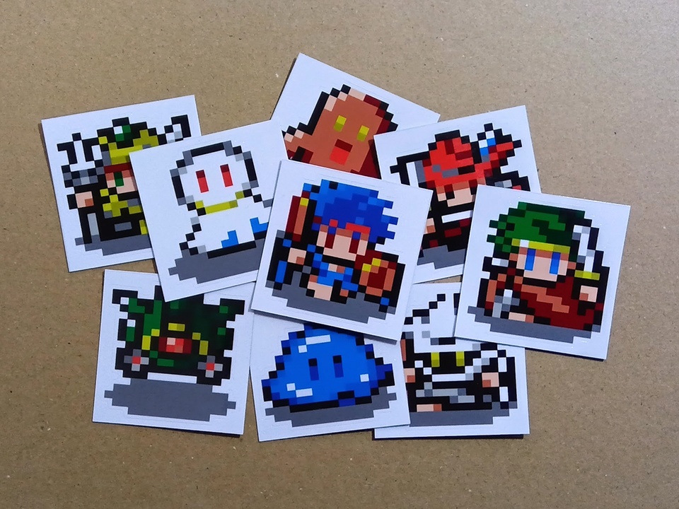 MinQ:ExtrAキャラクターステッカー(ランダム封入5枚セット)