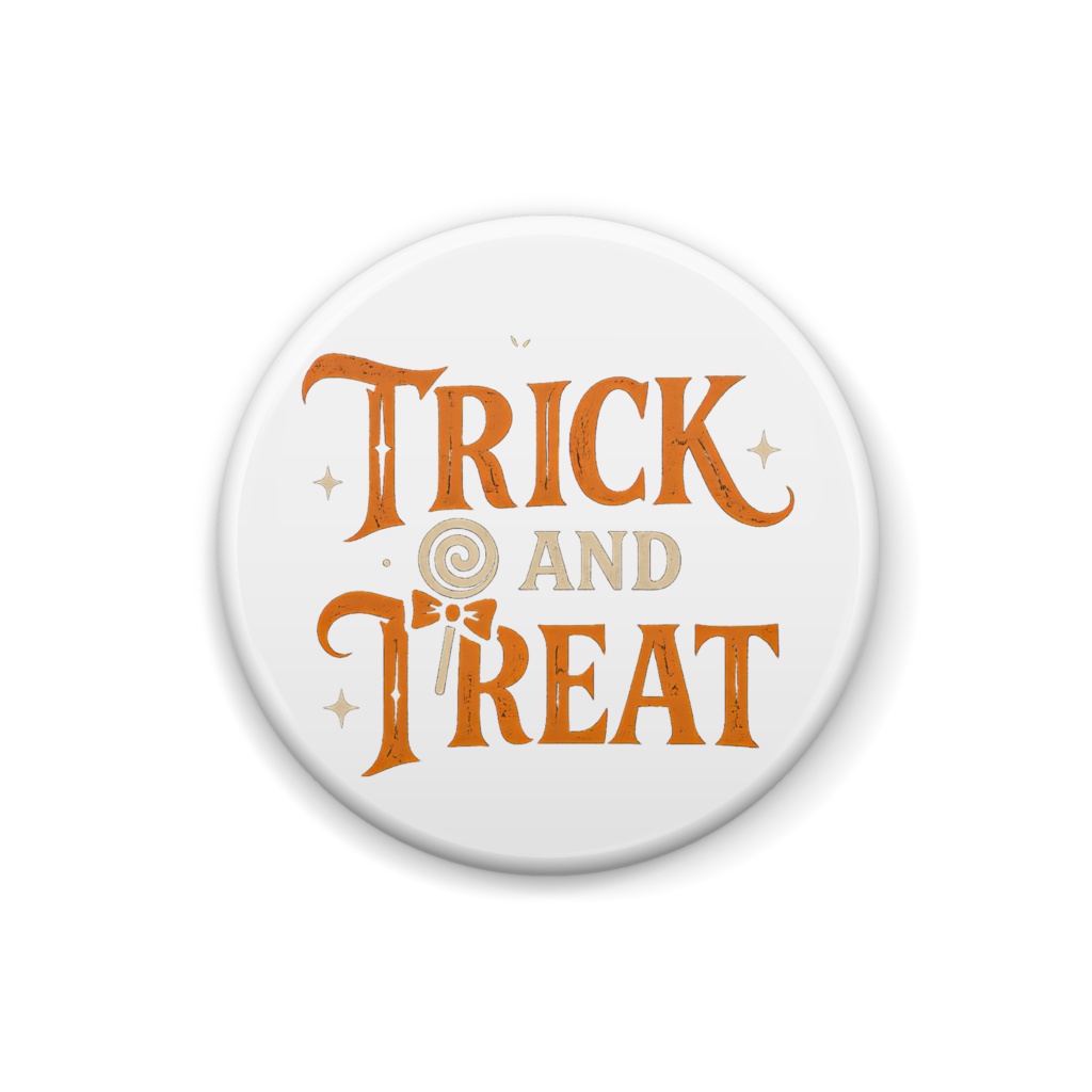 TRICK AND TREAT 缶バッジ