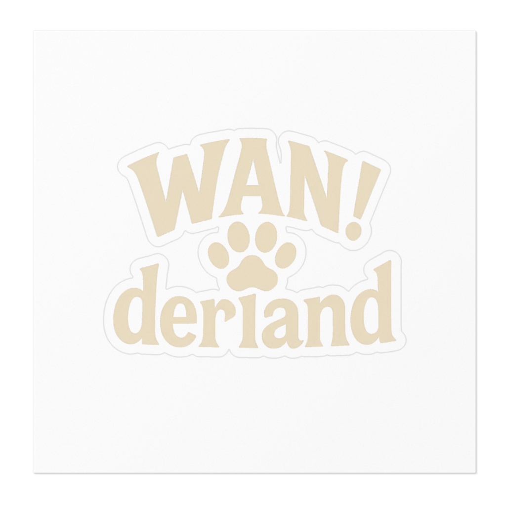 WAN!derland ステッカー