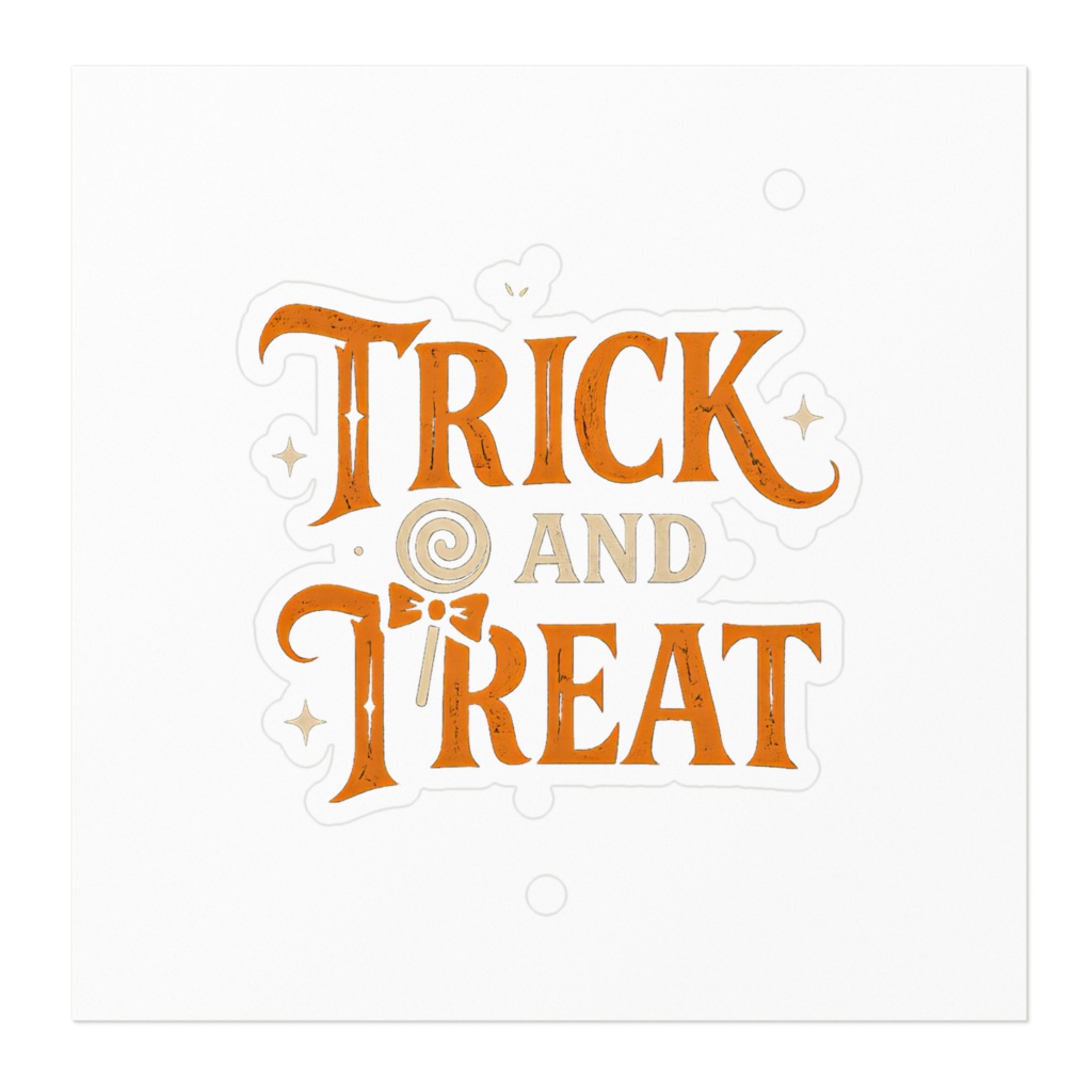 TRICK AND TREAT ステッカー