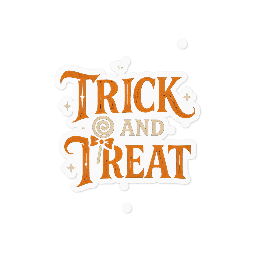 TRICK AND TREAT ステッカー