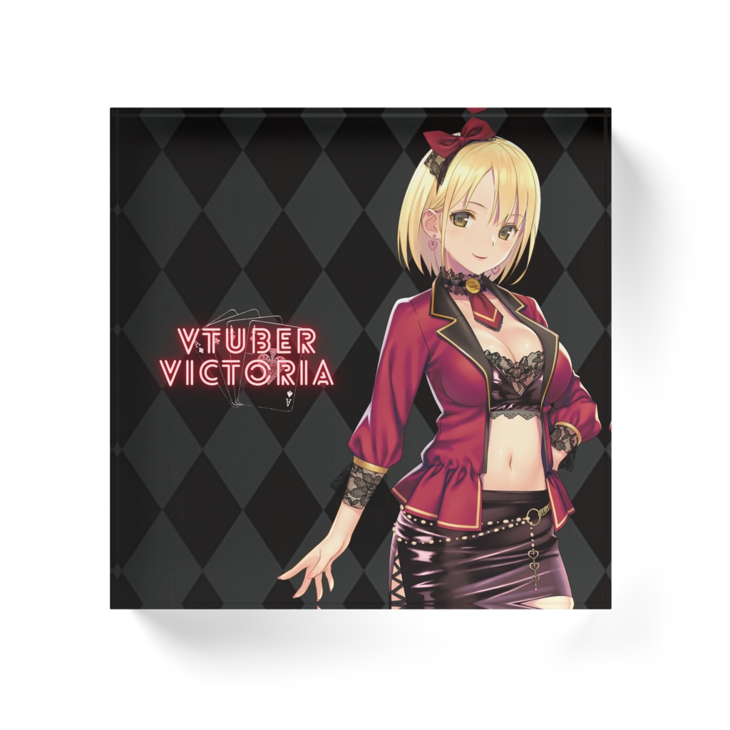 ヴィクトリア 収益化記念 - アクリルブロック