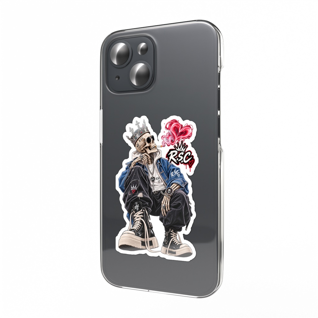 R.S.C. RyuSmokeClub オリジナルイラスト スマホステッカー