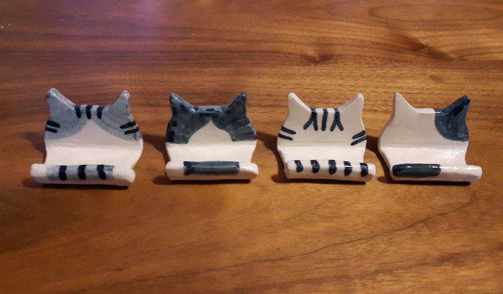 猫の海苔立て/箸置き 2個セット【SALE】