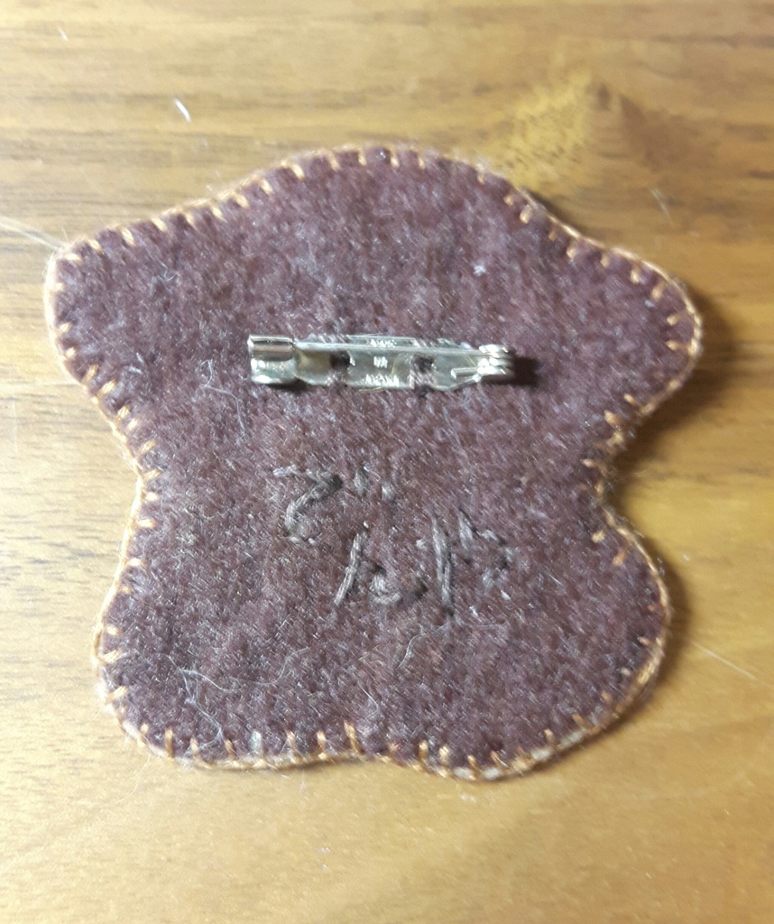 アリクイの威嚇 ブローチ【威嚇シリーズ】