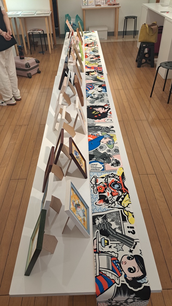 着物道楽十人絵巻オリジナル半幅帯