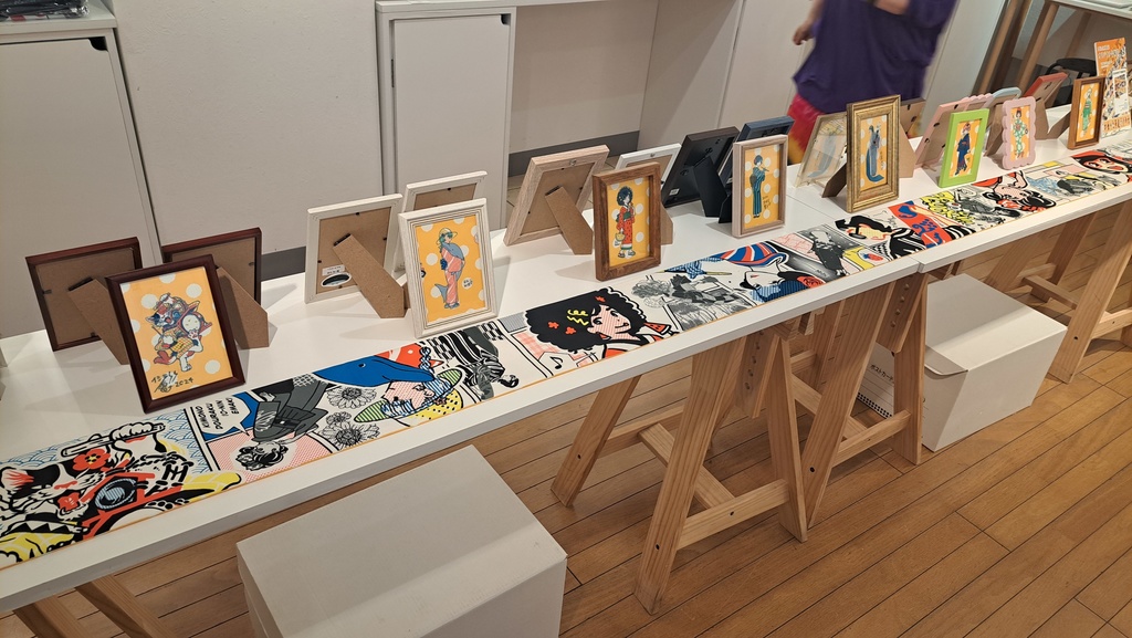 着物道楽十人絵巻オリジナル半幅帯