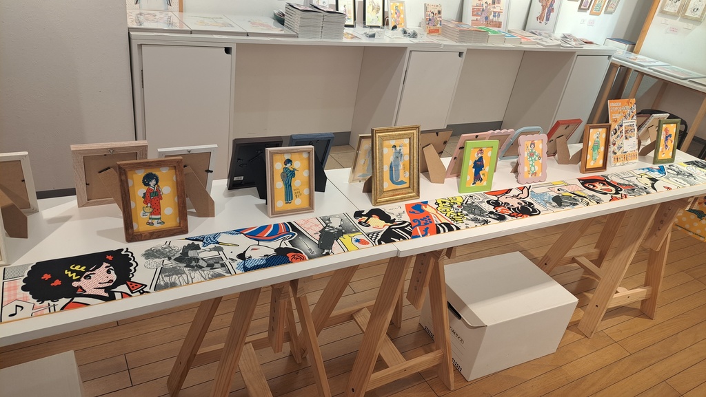 着物道楽十人絵巻オリジナル半幅帯