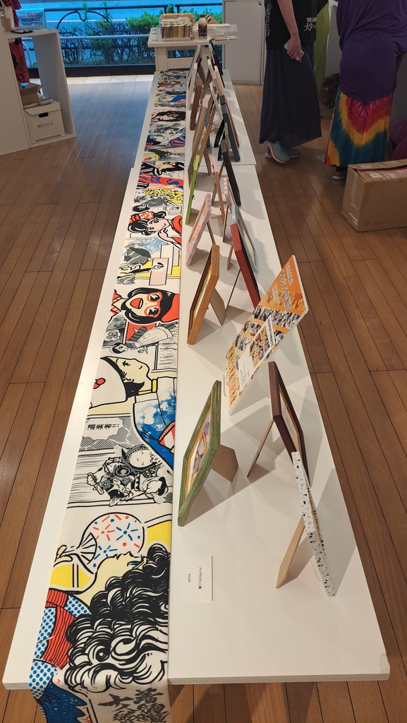 着物道楽十人絵巻オリジナル半幅帯