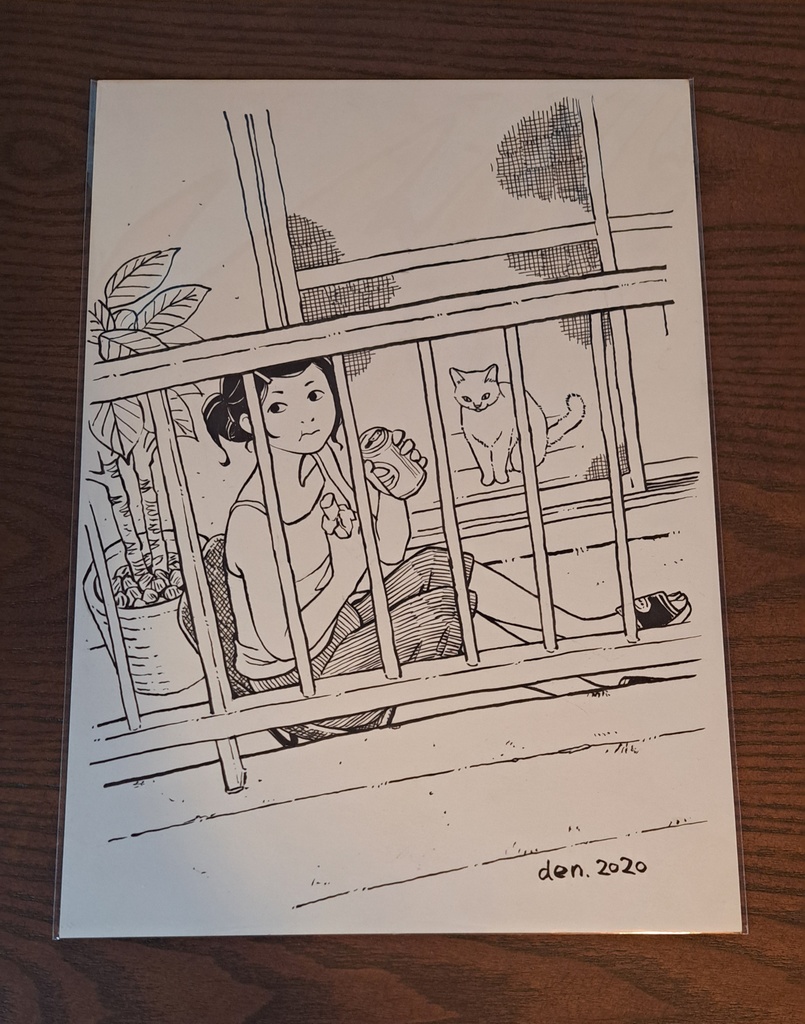 【ひとりチャリティ】能登半島大雨災害義援金のためのドローイング