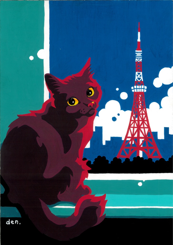 猫オーダー絵【受注制作】