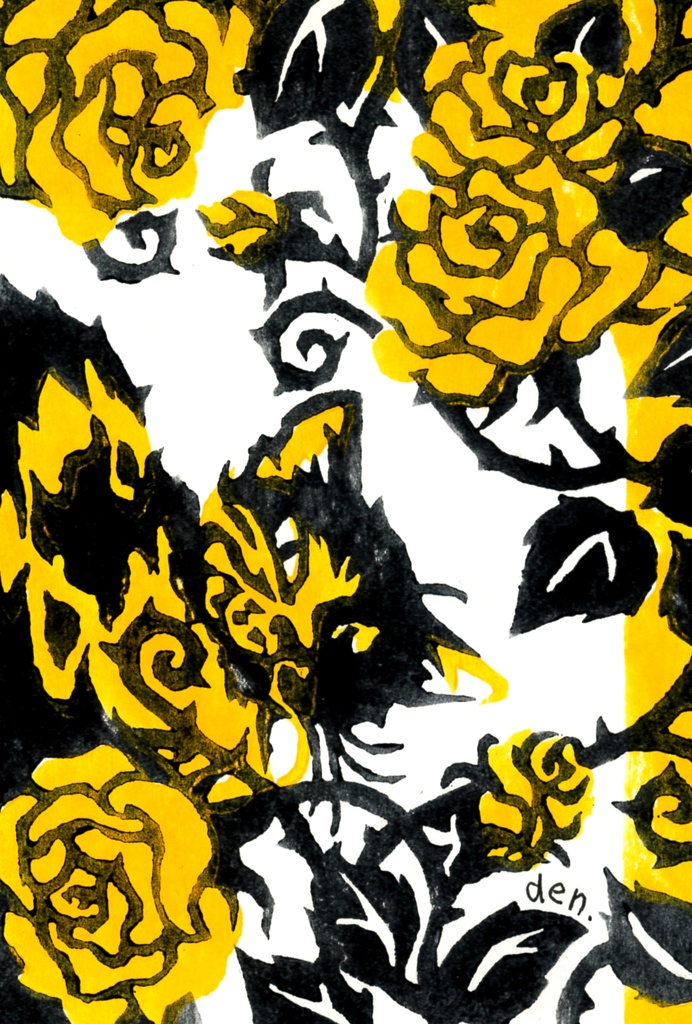 【木版画】『& black』展示作品