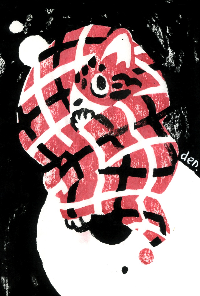 【木版画】『& black』展示作品