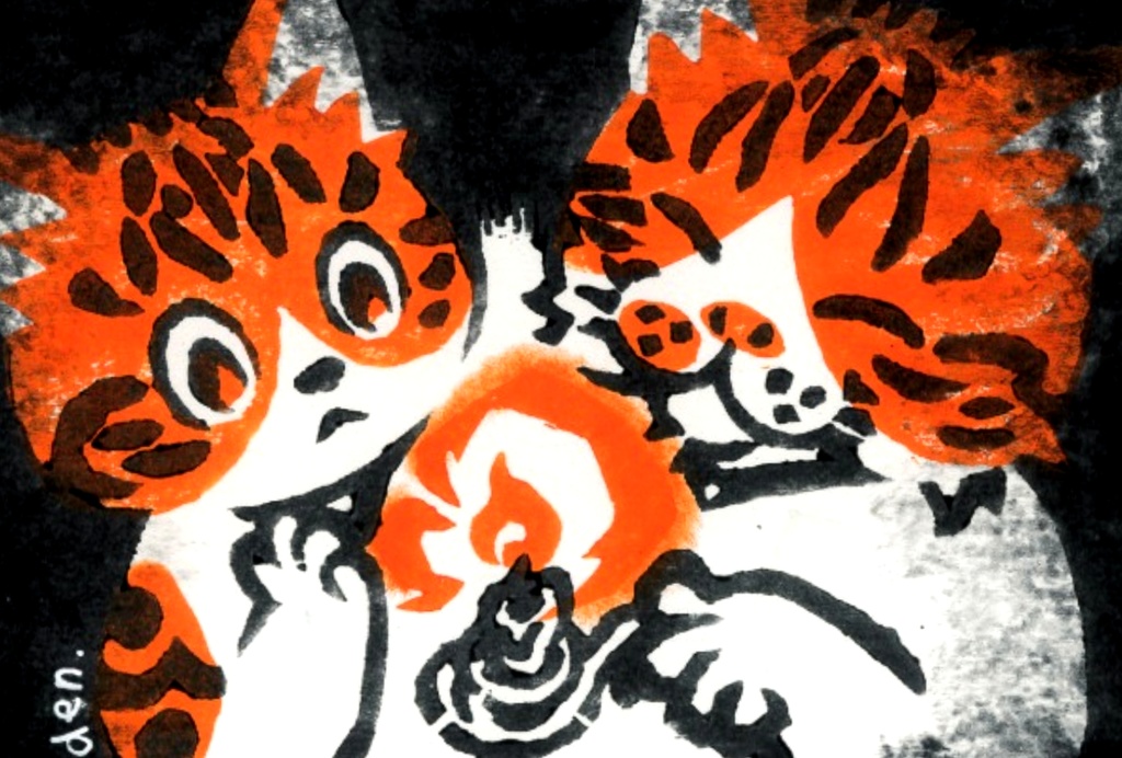 【木版画】『& black』展示作品