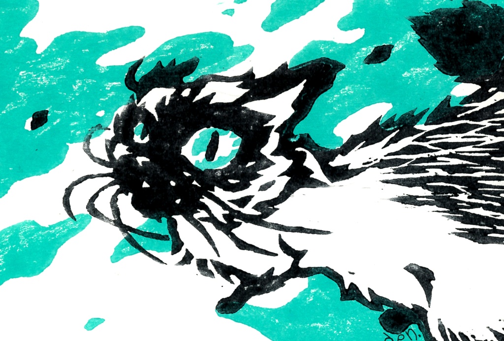 【木版画】『& black』展示作品