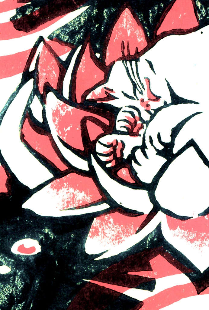 【木版画】『& black』展示作品