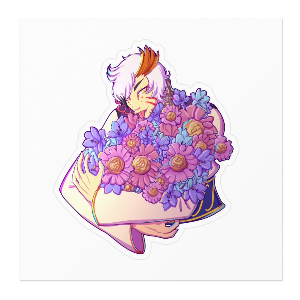 Give you my flowers.(イチローくんステッカー)