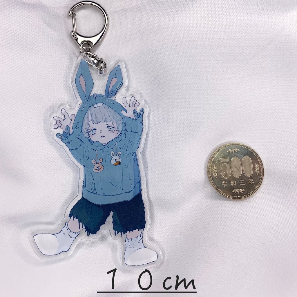 アクリルキーホルダー(裏面保護コーティング無し)