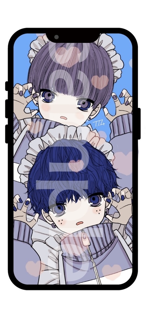スマホ壁紙「ジャージメイド」