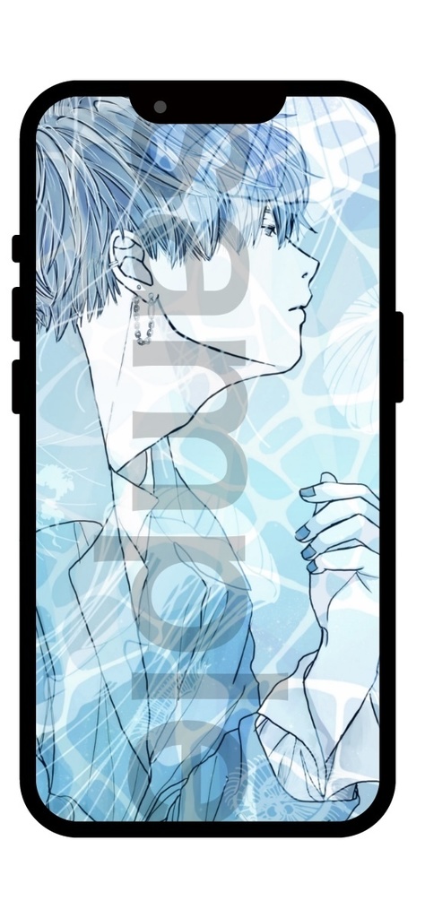 スマホ壁紙「jelly fish」